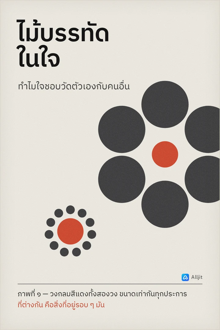 ไม้บรรทัดในใจ